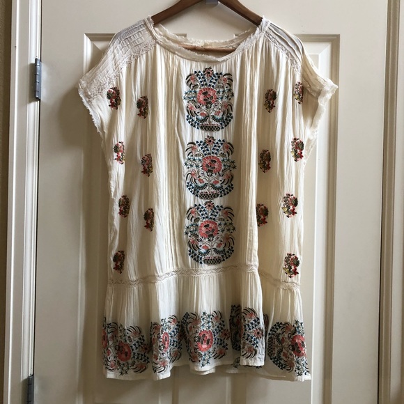 Sundance embroidered Fable tunic top • new - Picture 2 of 11